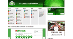 Desktop Screenshot of lottoraden.se